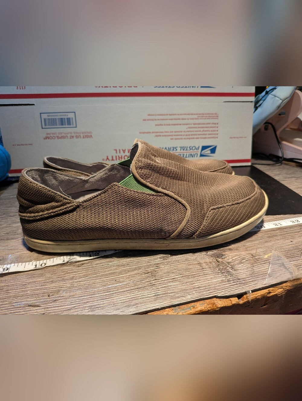 OluKai Men's Nohea Mesh slip-on loafers Size 9.5